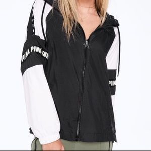 VS PINK Full Zip Windbreaker Jacket